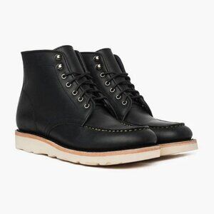 Thursday Boot Co. Diplomat Black Matte Moc Toe Boots 10